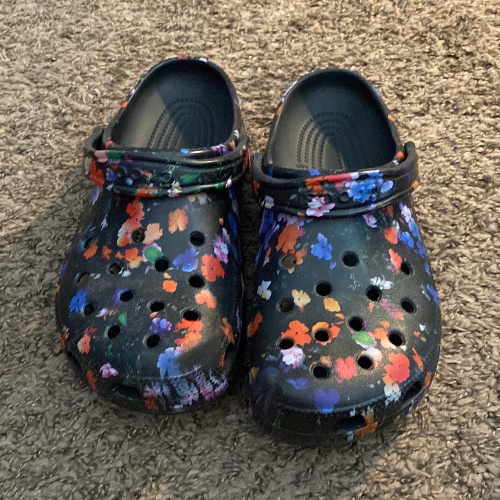 Floral Crocs